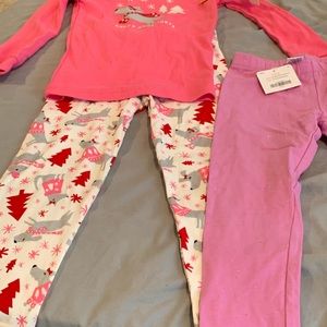 Gymboree pajamas and leggings